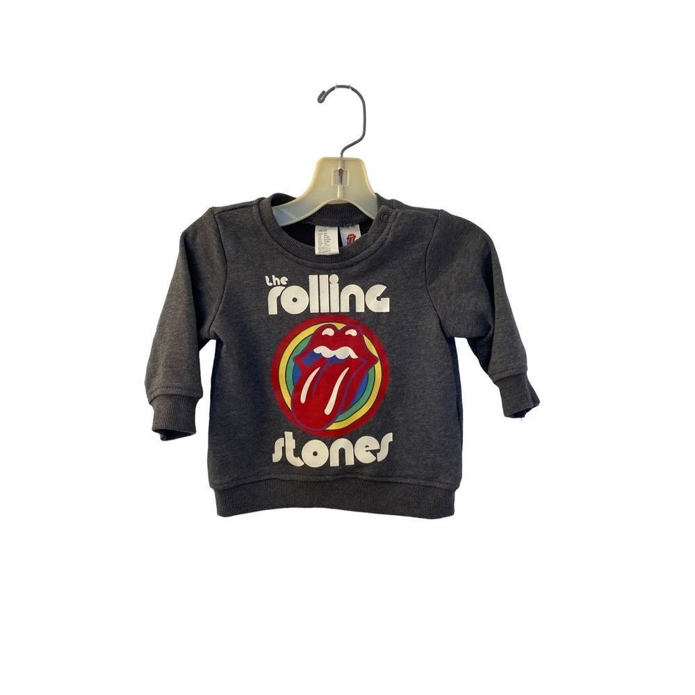 H&M unisex infant Rolling Stones sweatshirt size 6 months ￼